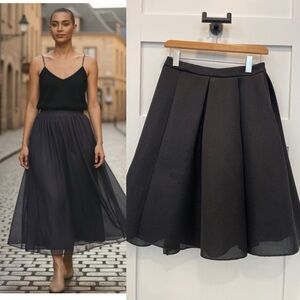 Made in US Sax Fifth Ave black skirt S